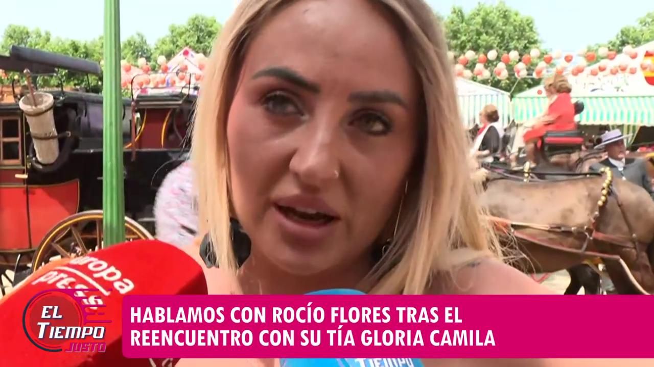 Rocío Flores aclara cómo ha sido volver a ver a Gloria Camila en la Feria de Abril: 