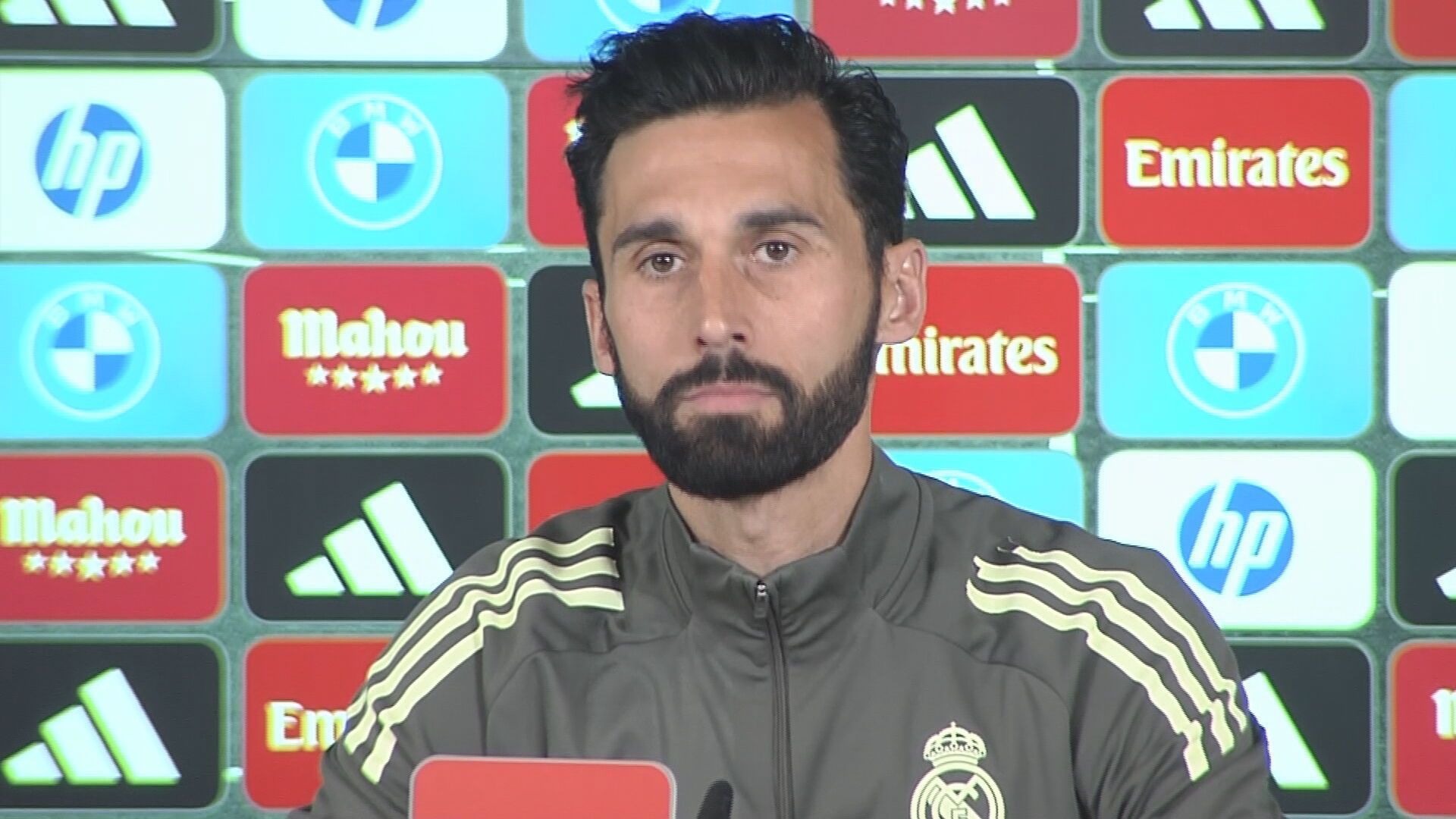 Álvaro Arbeloa, en la rueda de prensa previa al Betis