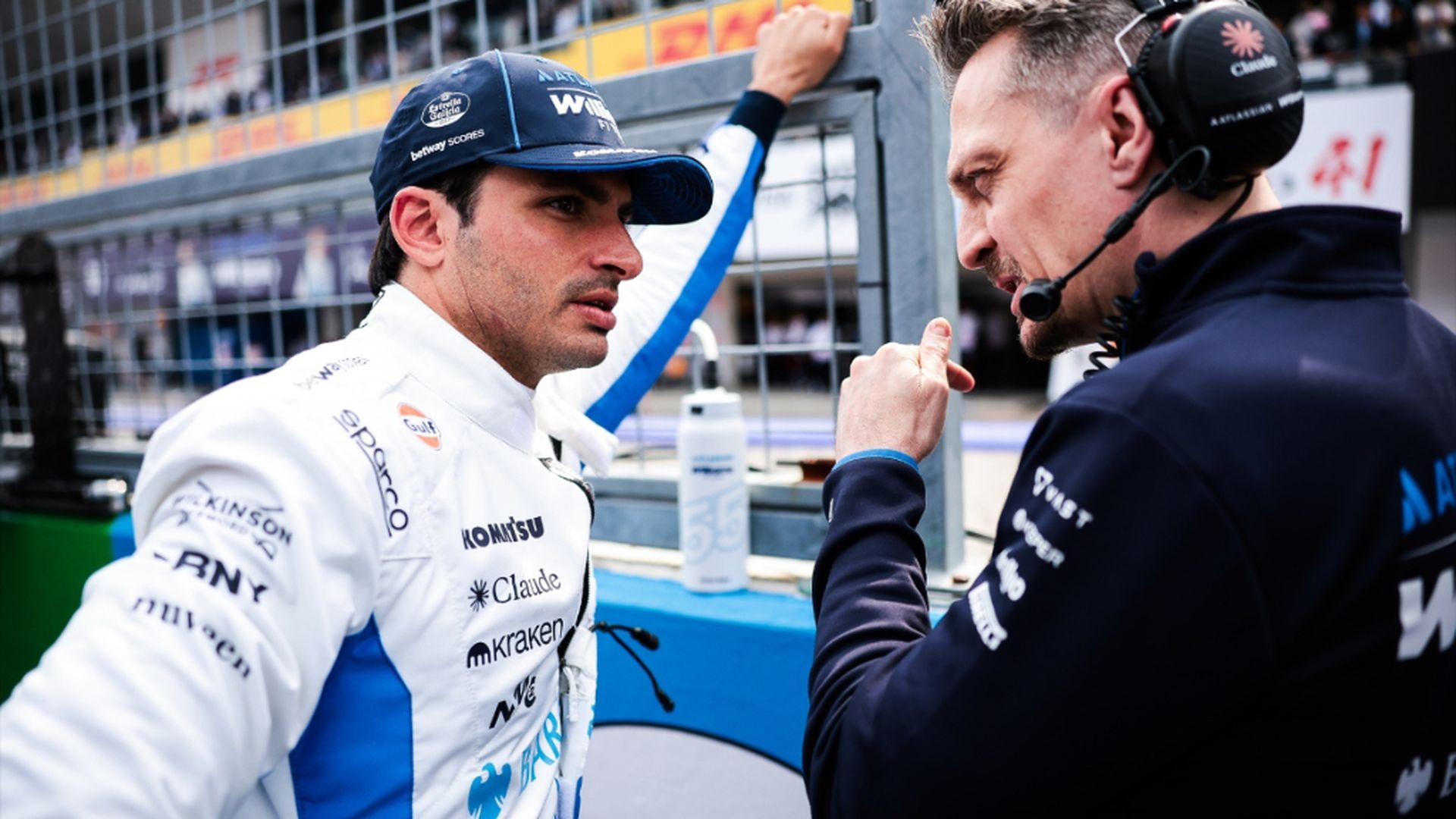 Carlos Sainz, en el GP de Japón