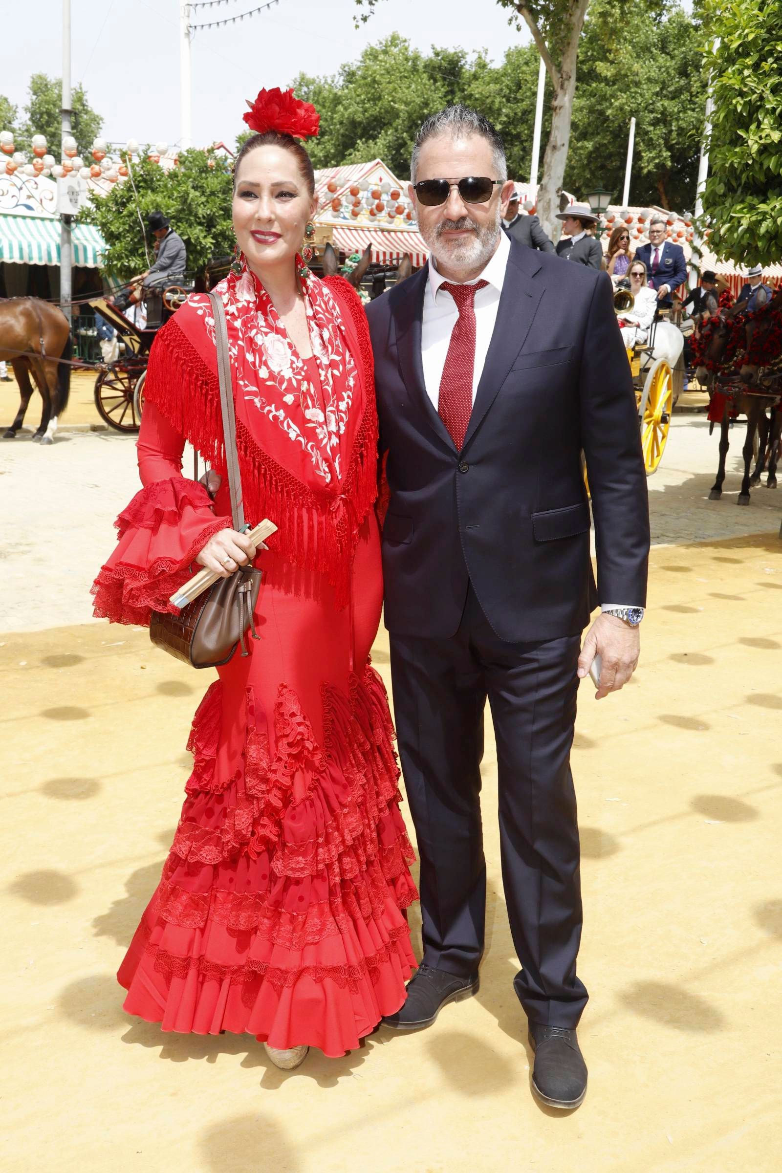 Chayo Mohedano y su marido