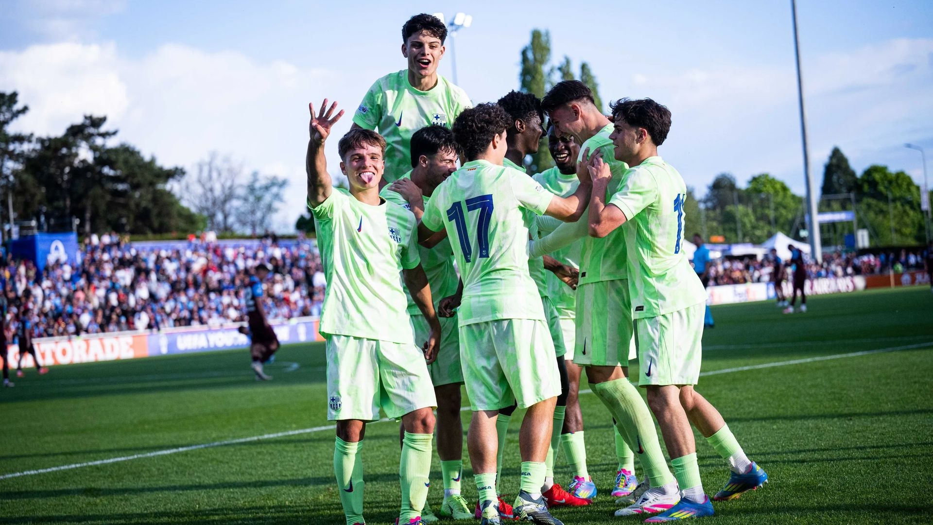 El Barça ganando la UEFA Youth League