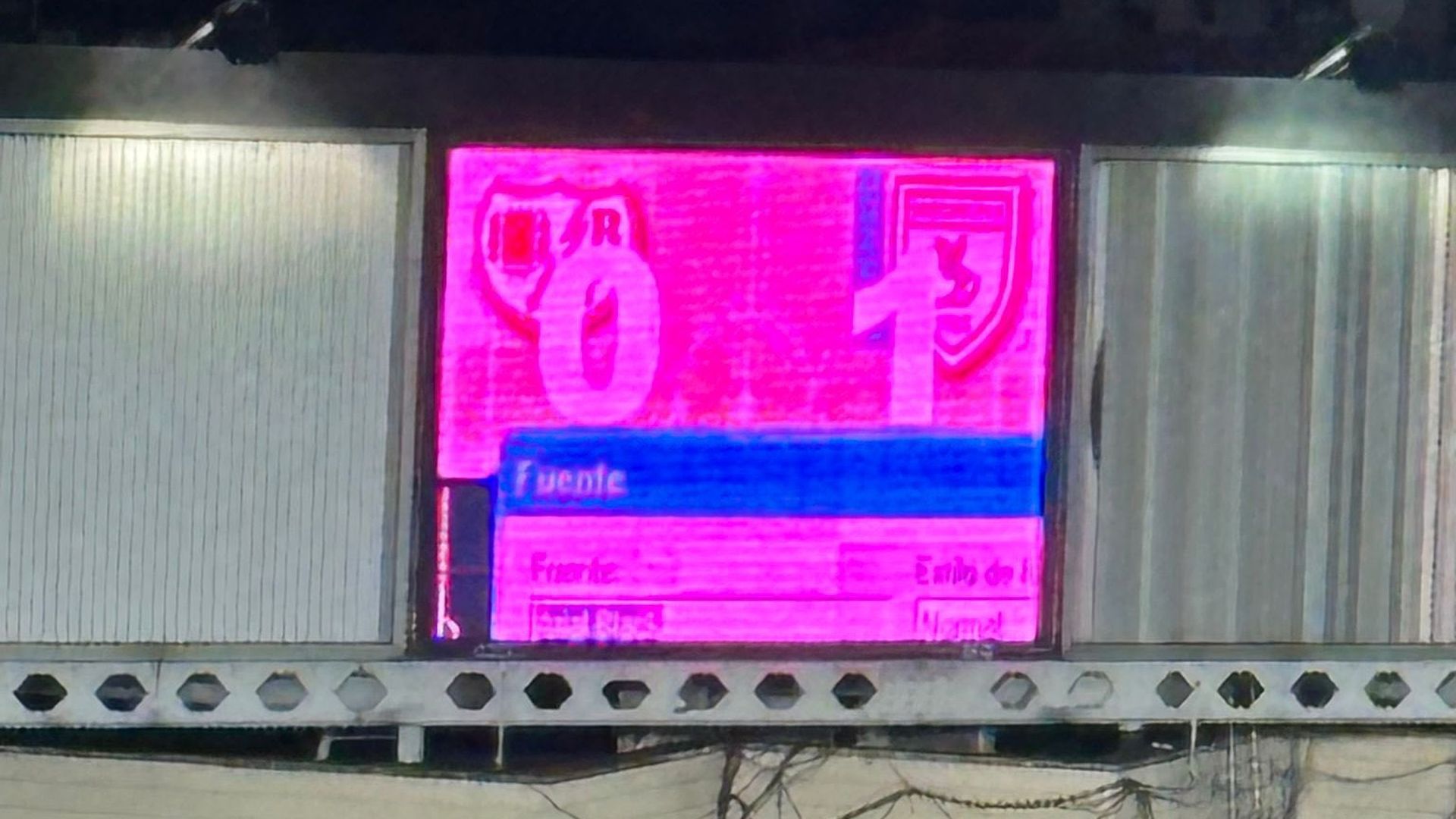 El videomarcador de Vallecas en Conference League