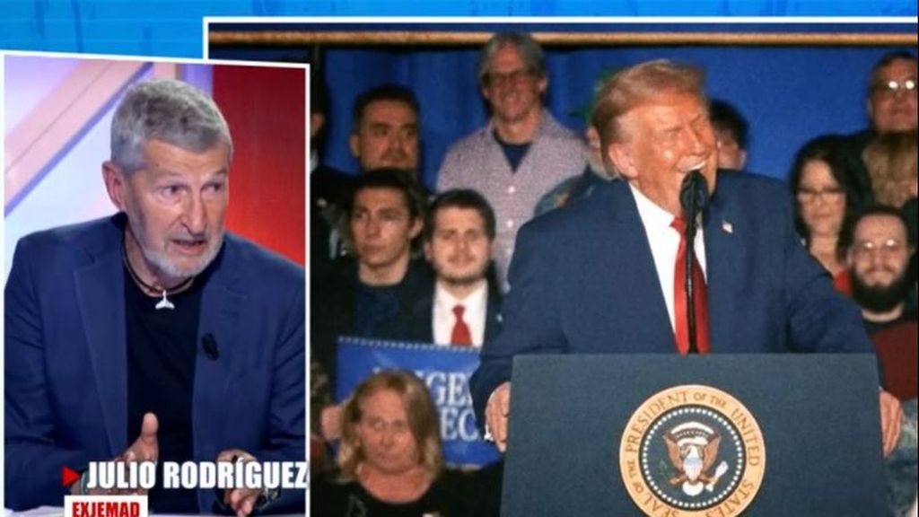 Julio Rodríguez, exJEMAD, sobre Donald Trump: "Le está funcionando la 'teoría del loco'"