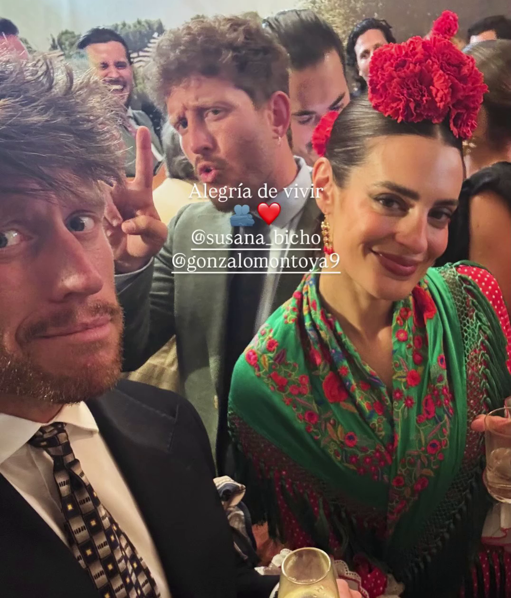 La foto de Susana Molina y Gonzalo Montoya, juntos en la Feria de Sevilla