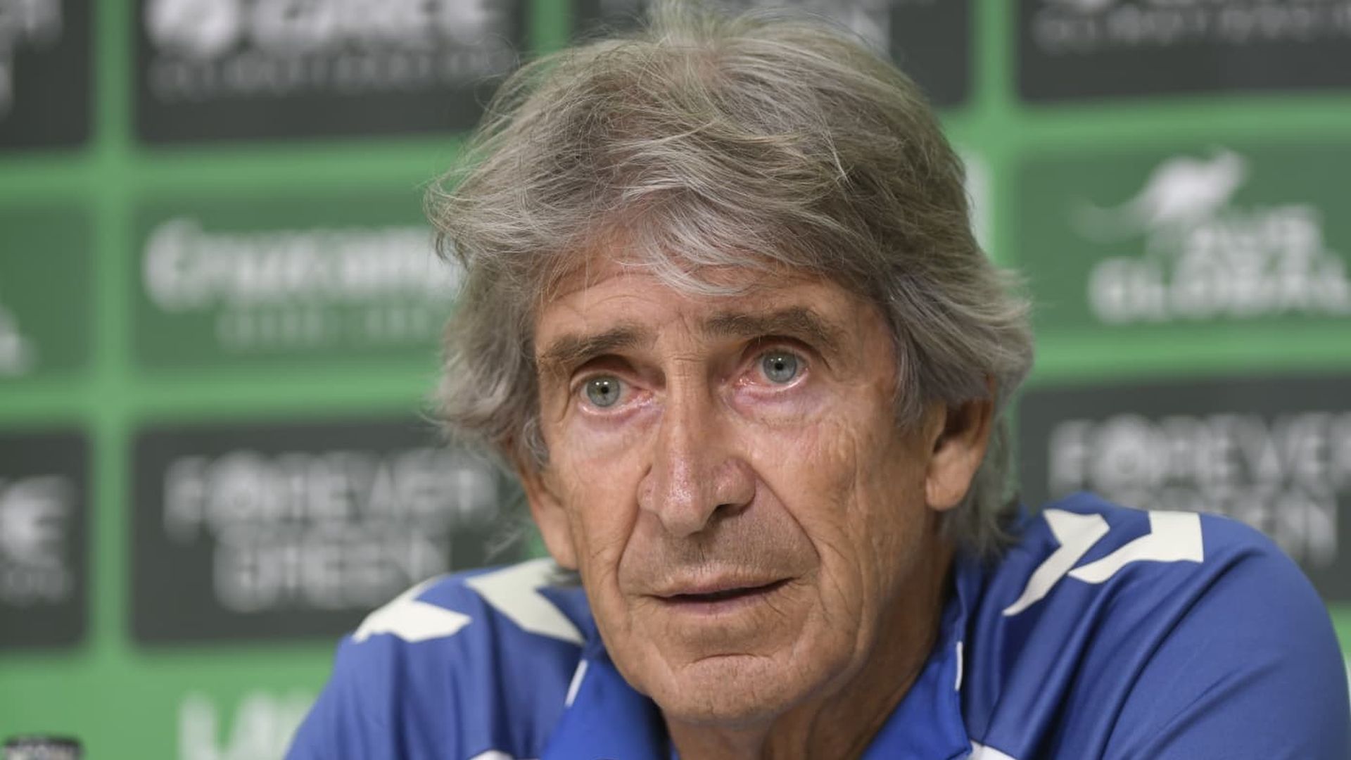 Manuel Pellegrini, en sala de prensa este jueves