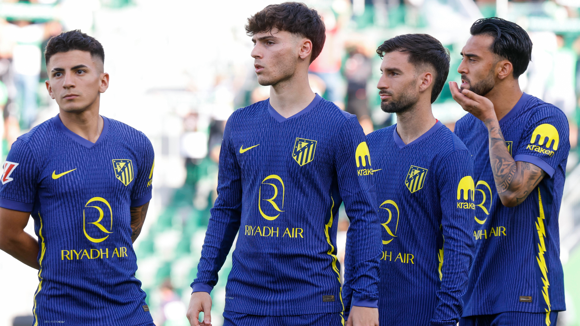 Thiago Almada, Rodrigo Mendoza, Baena y Nico González, en el Elche-Atlético