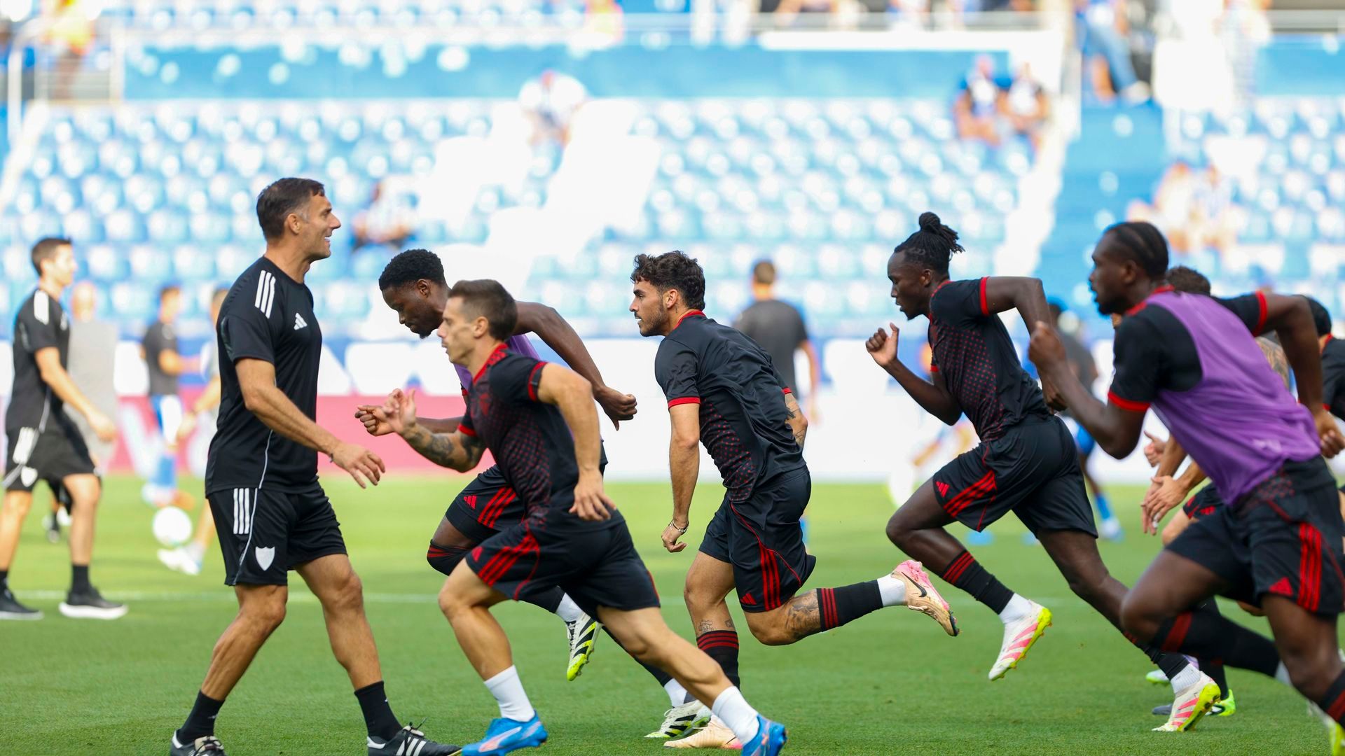 Alfon, durante su etapa como sevillista