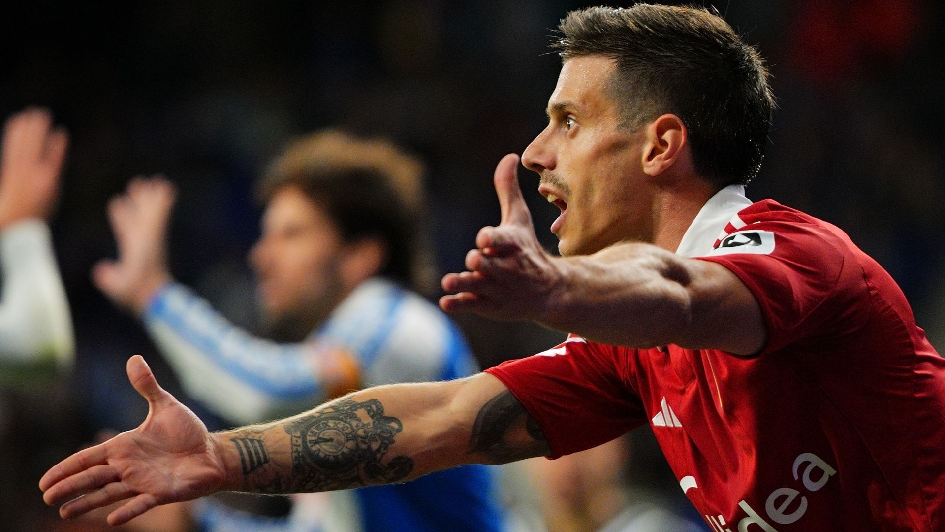 Alfon, durante su etapa como sevillista