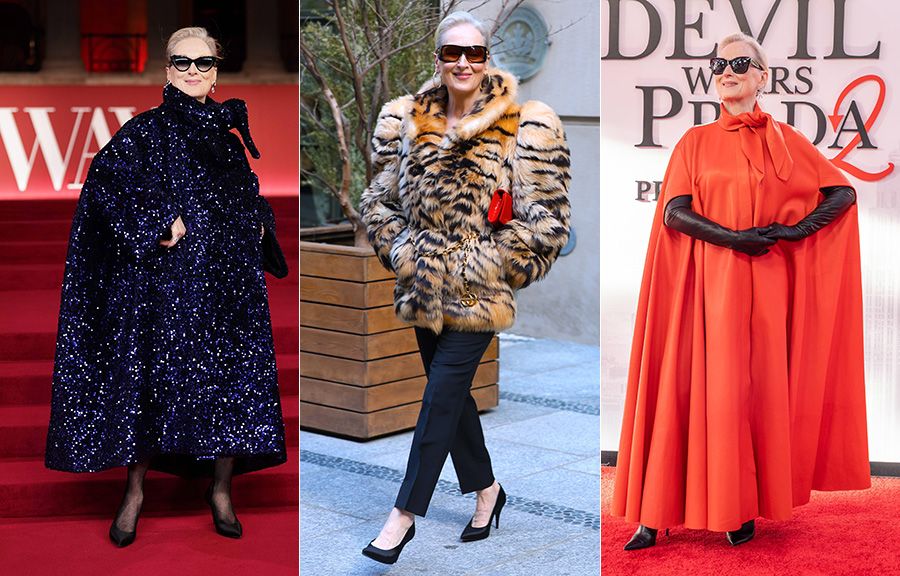 El estilo de Meryl Streep en la promocion de "El diablo se viste de Prada 2"