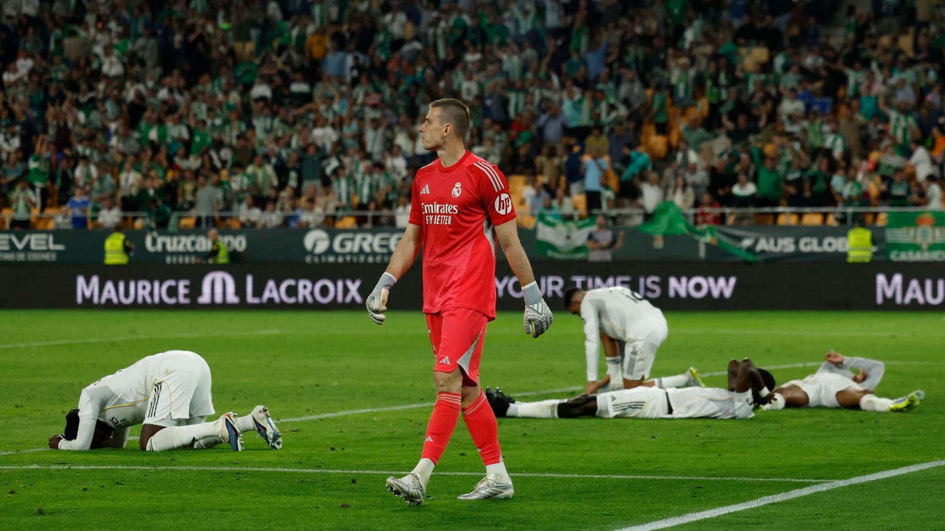 El Real Madrid en el empate ante el Betis