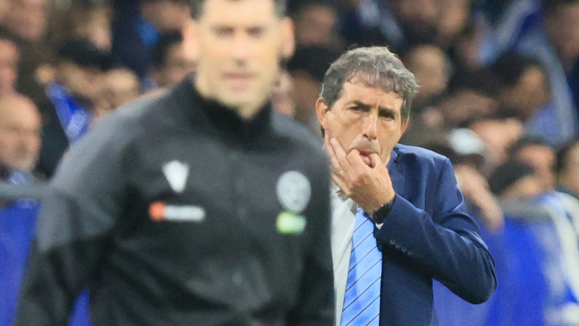 Guillermo Almada en el partido ante el Villarreal