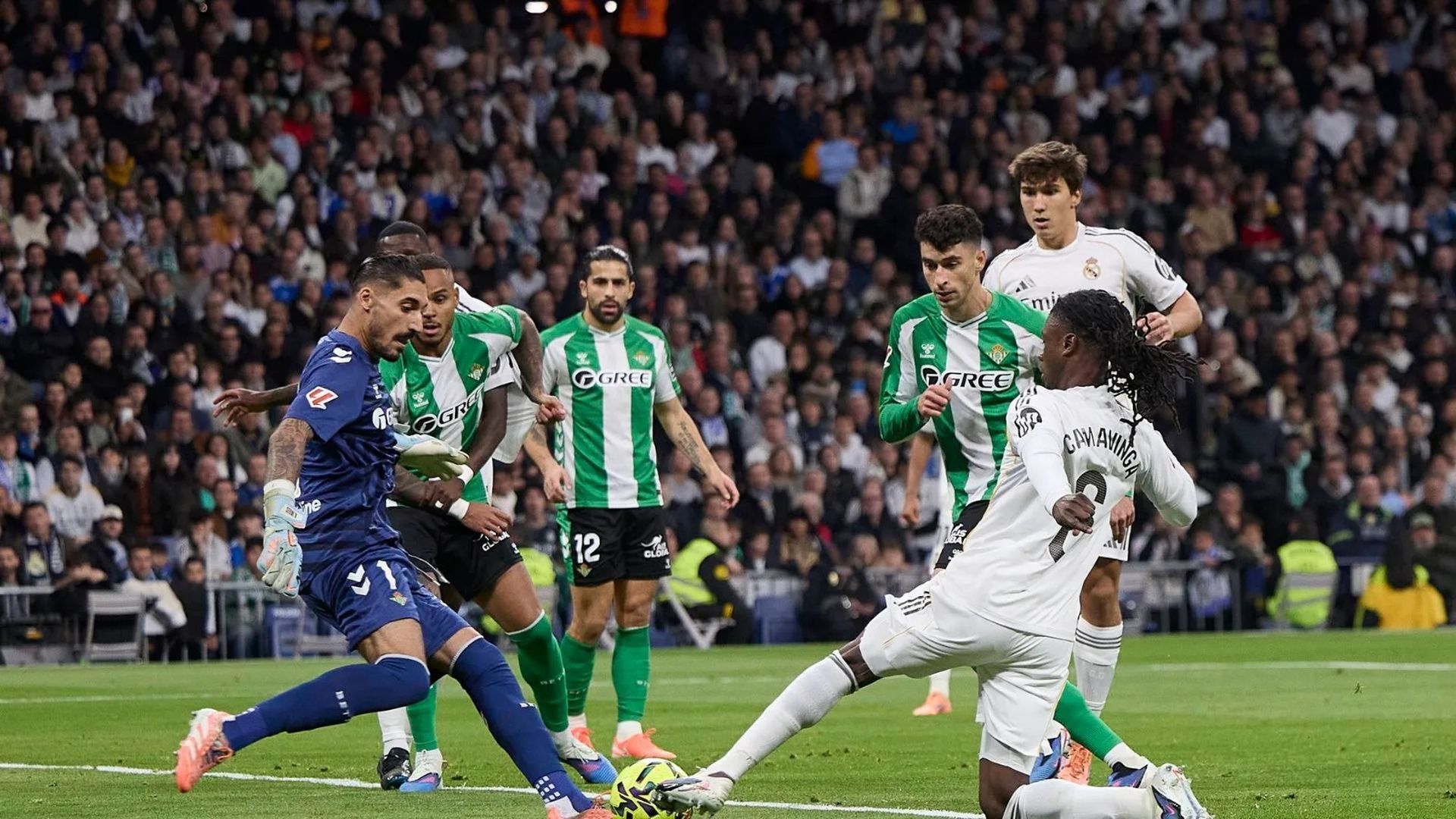 Imagen del Madrid - Betis de la primera vuelta