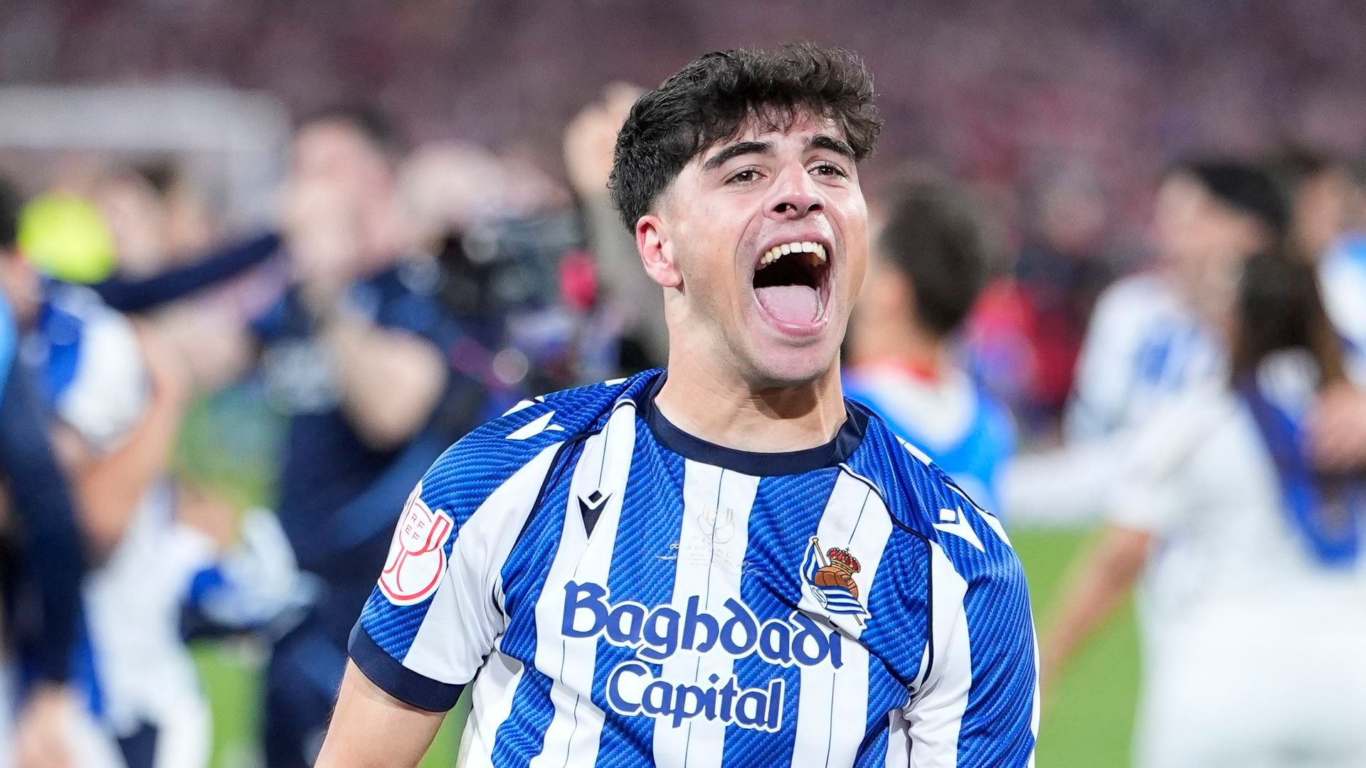 Jon Martín, en la final de la Copa del Rey