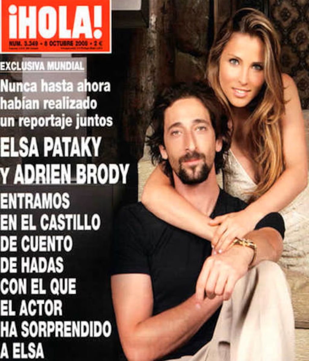 La portada de Elsa Pataky y Adrien Brody