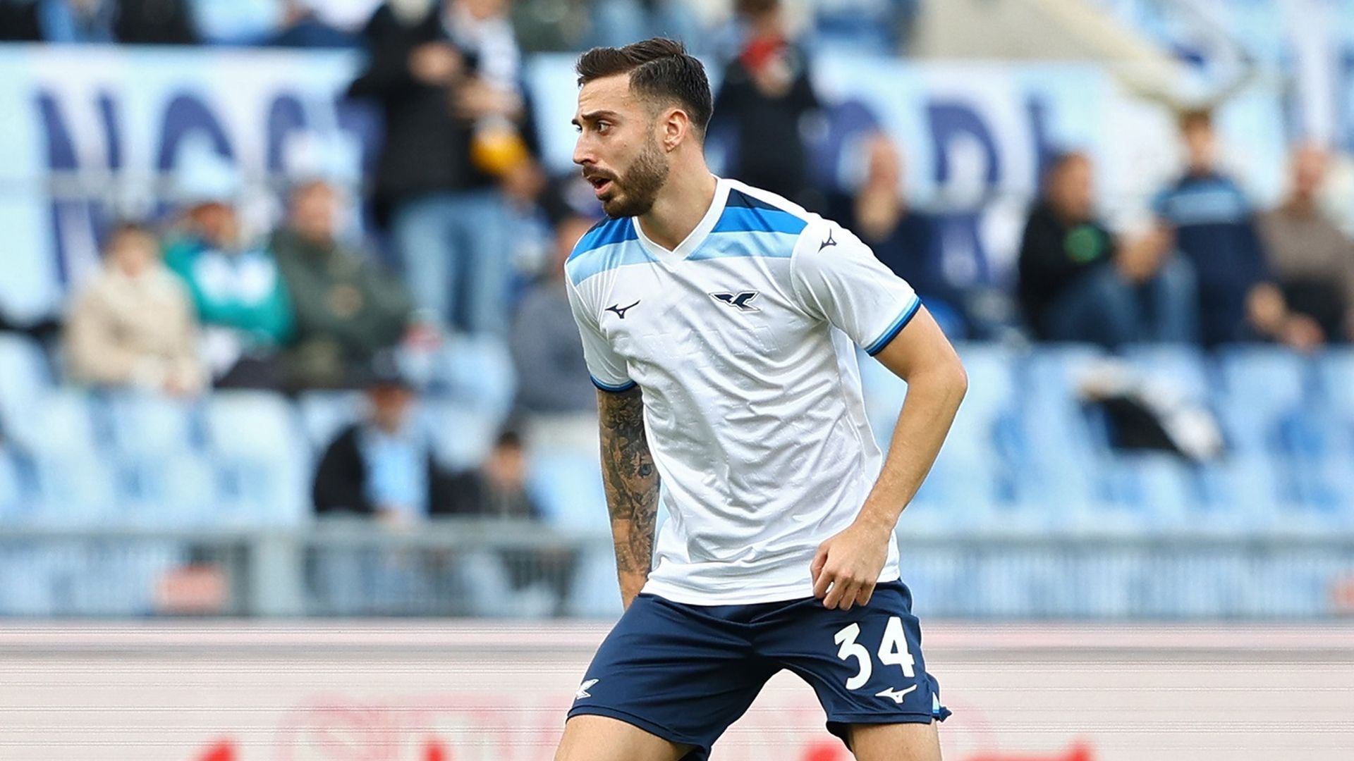 Mario Gila, jugador de la Lazio