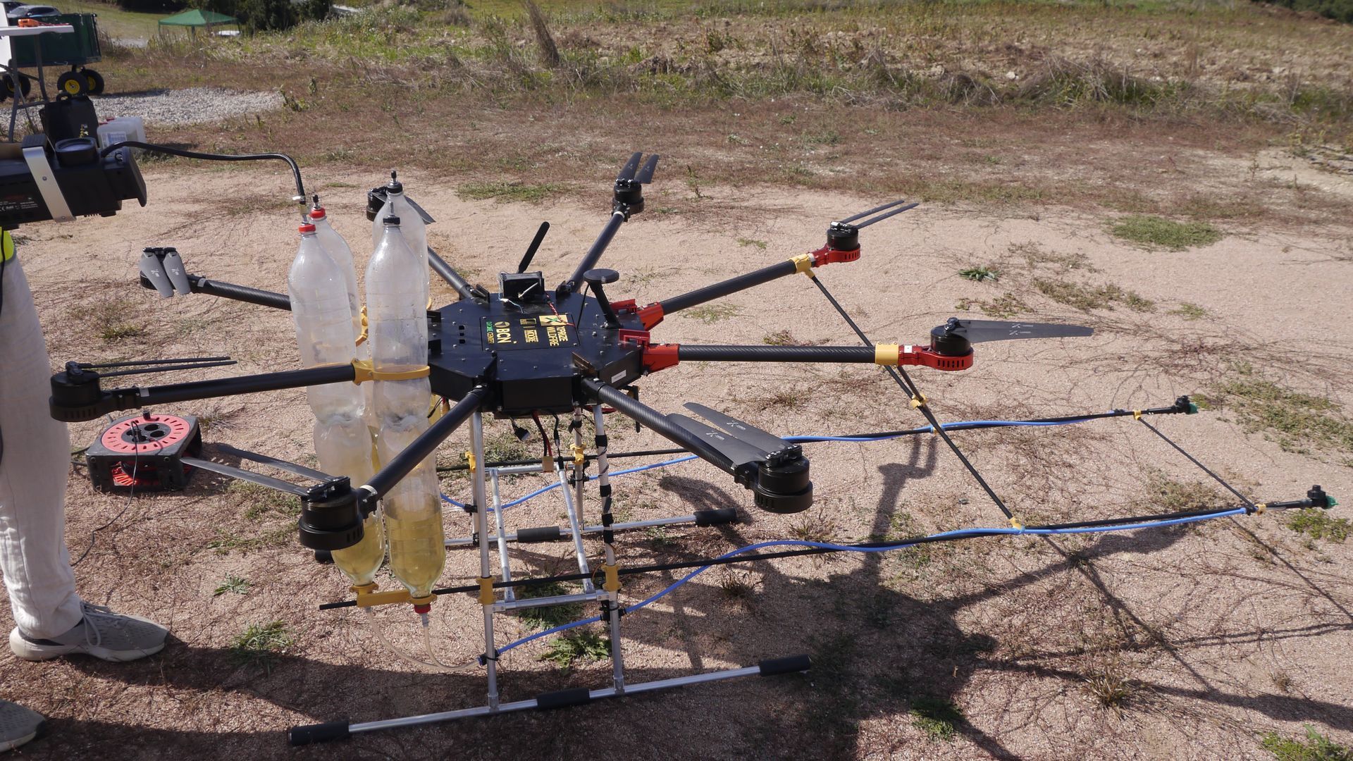 Prototipo de dron para extinción de incendios
