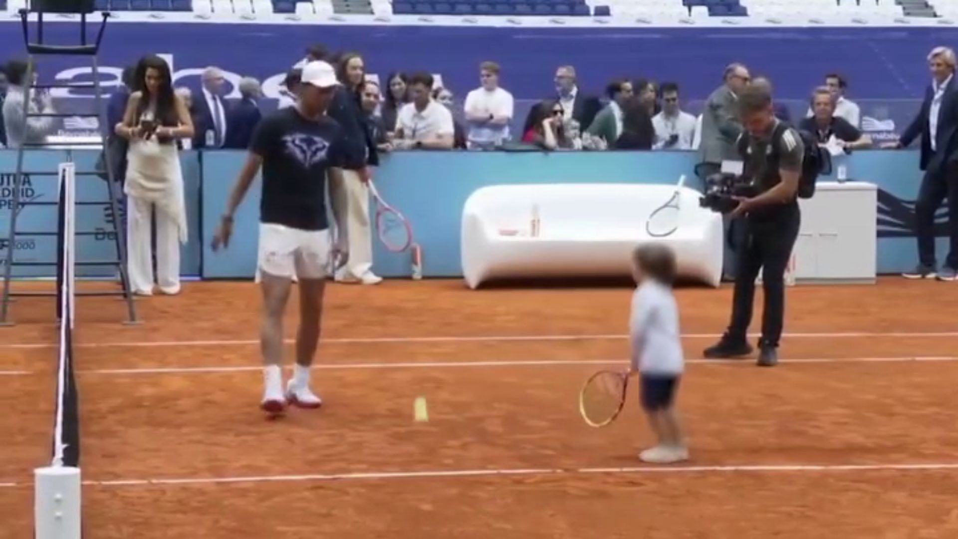 Rafael Junior demostró su talento con la raqueta