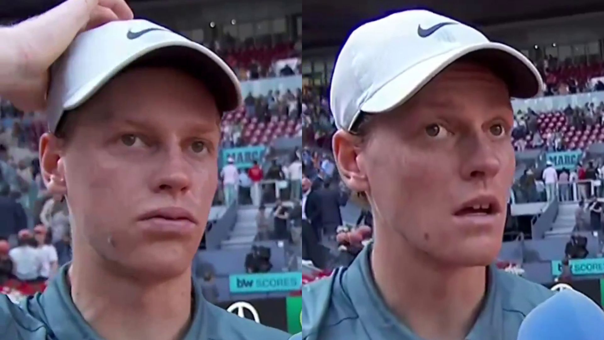 Sinner tras la noticia de Carlos Alcaraz