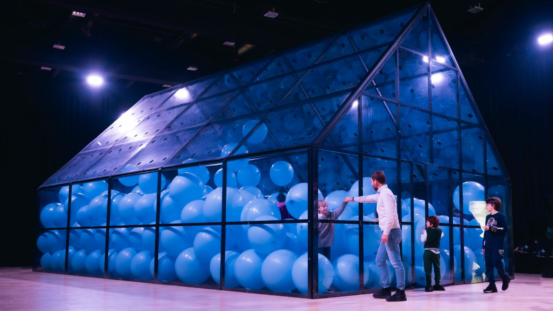 WORK NO. 3883: Half the air in a given space Martin Creed