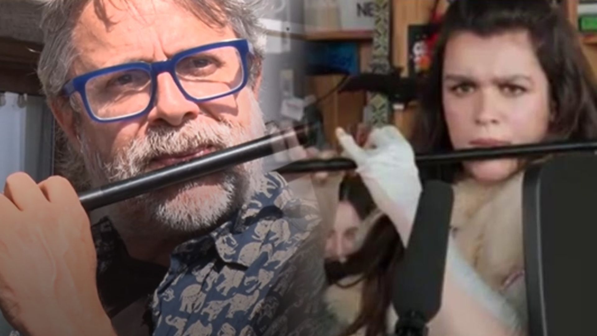 Xavier Lozano, el músico y multiinstrumentista afincado en Ames, A Coruña, que enseñó a Amaia a tocar la silla flauta: "Para ella fue muy natural"