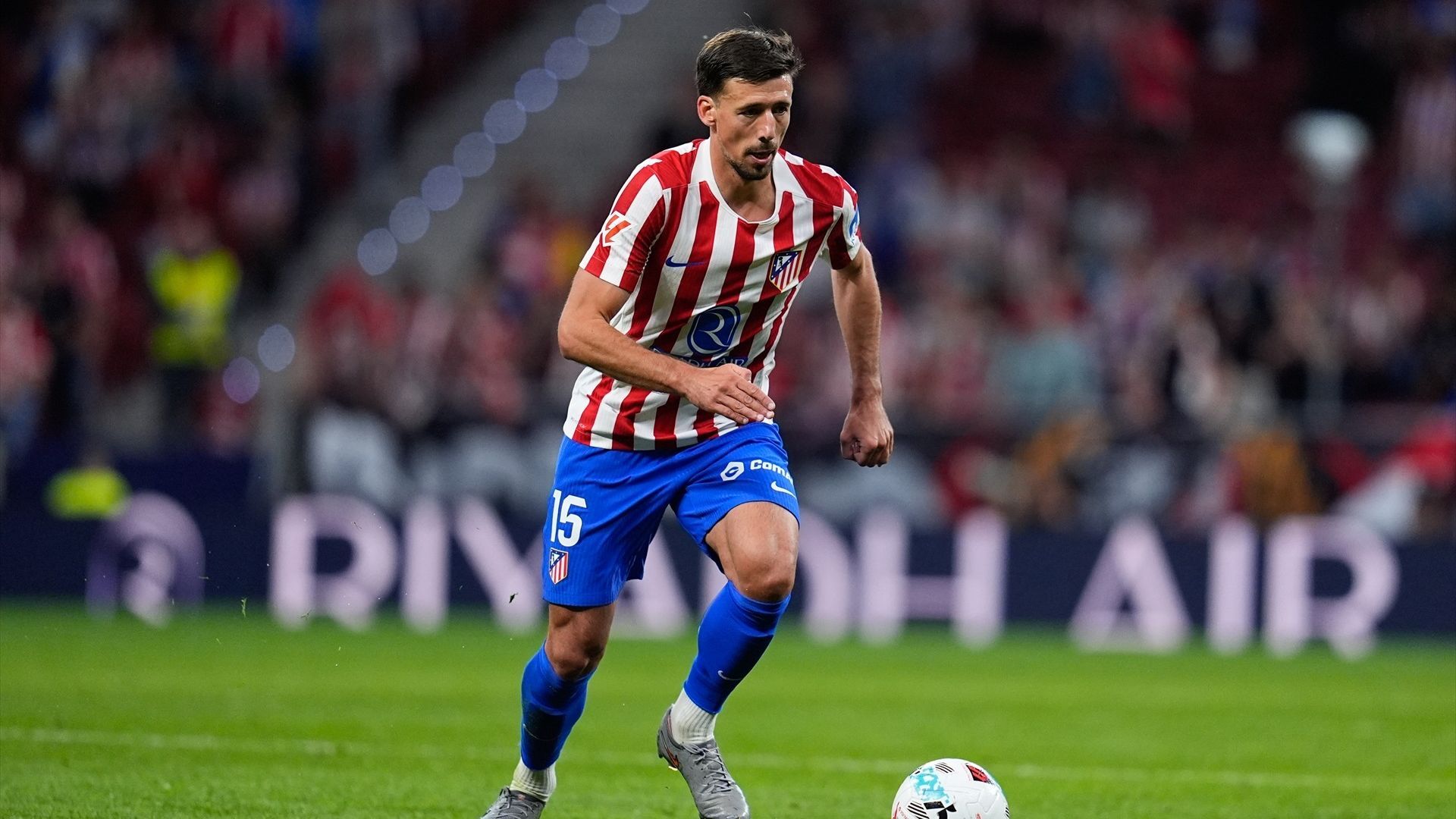 Clément Lenglet, en el Atlético de Madrid-Athletic