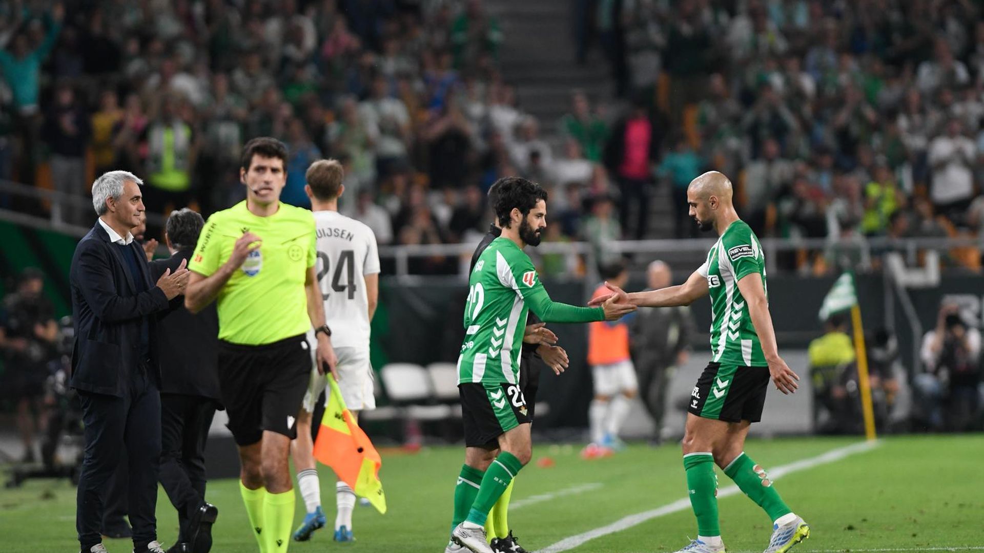 El cambio de Isco contra el Real Madrid