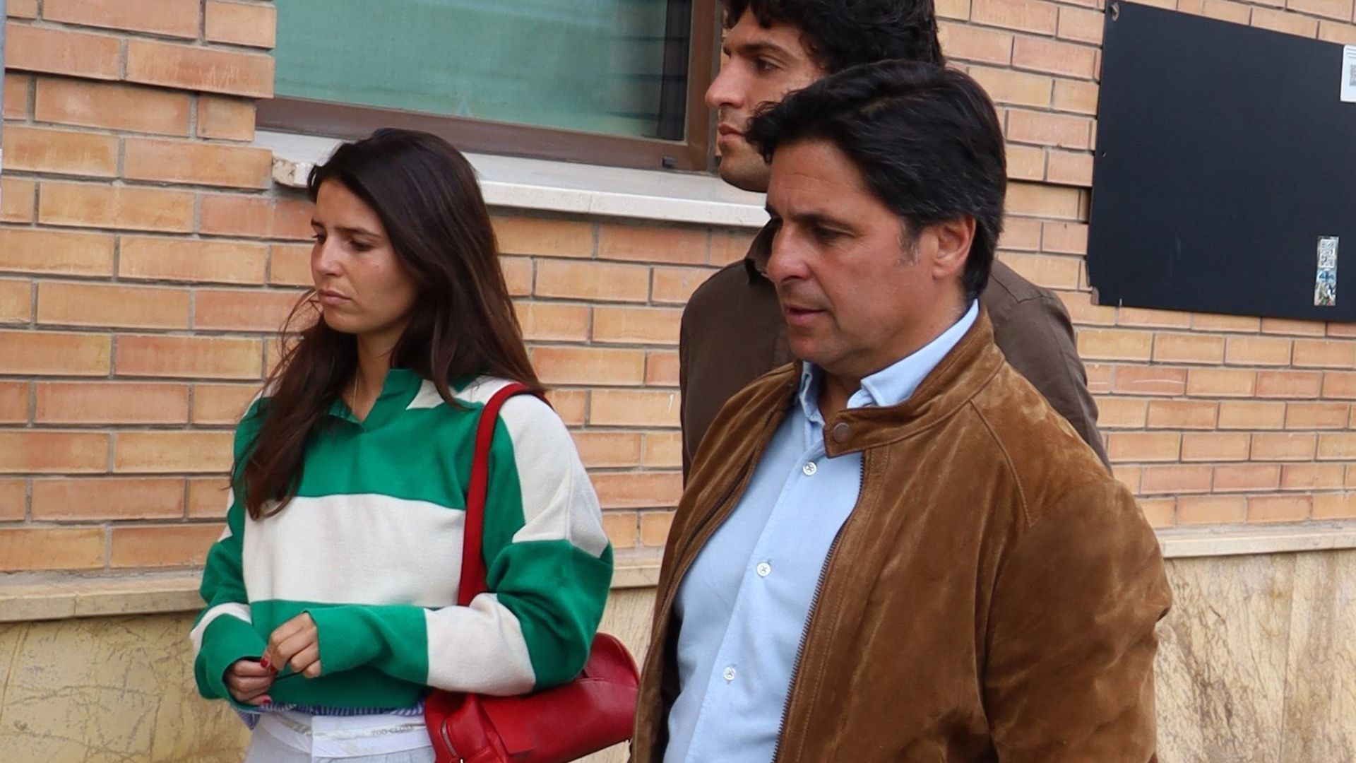 Tana Rivera junto a su padre, Fram y su amigo, Tomás Páramo