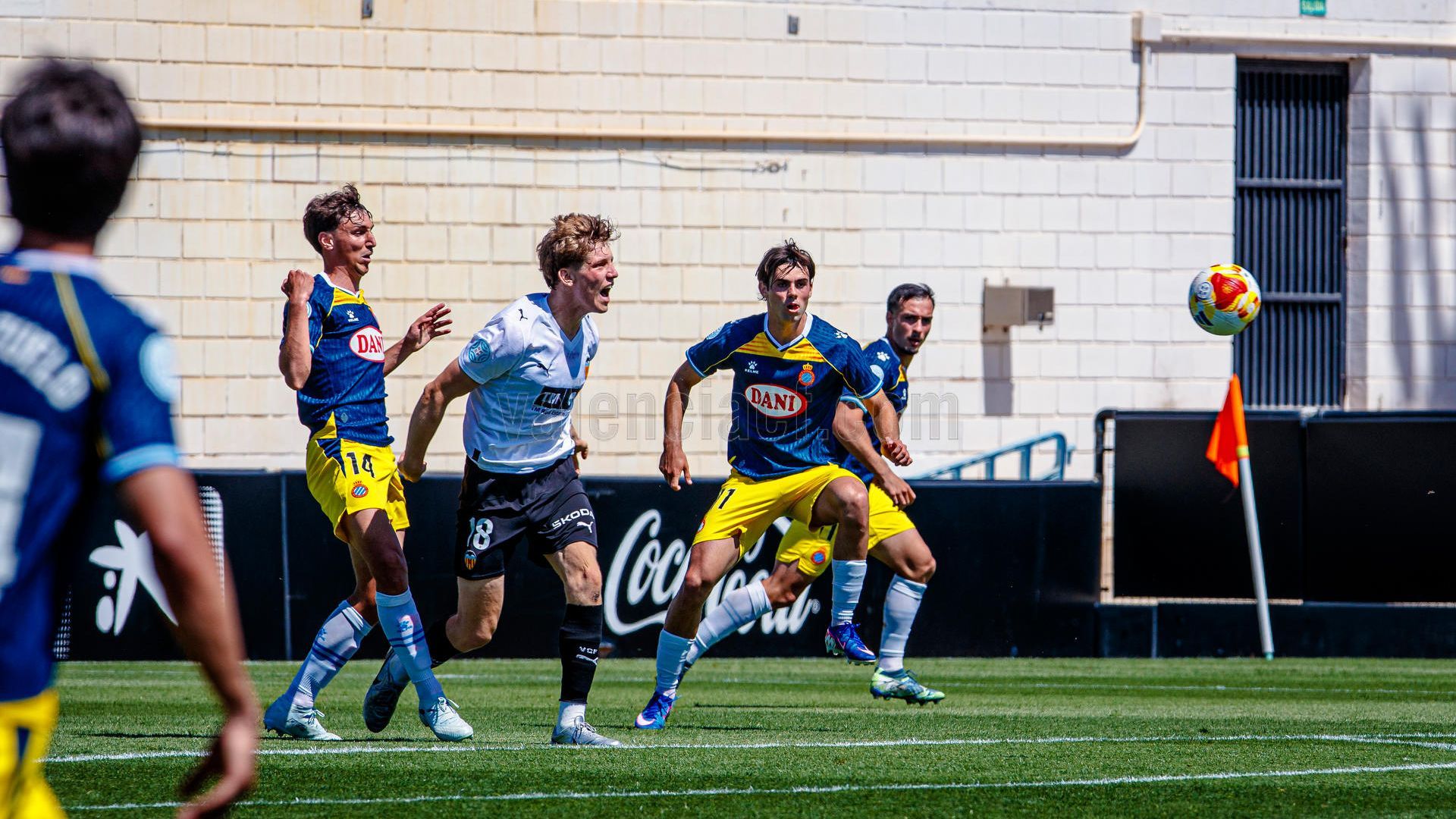 Joel Fontanet con el VCF Mestalla