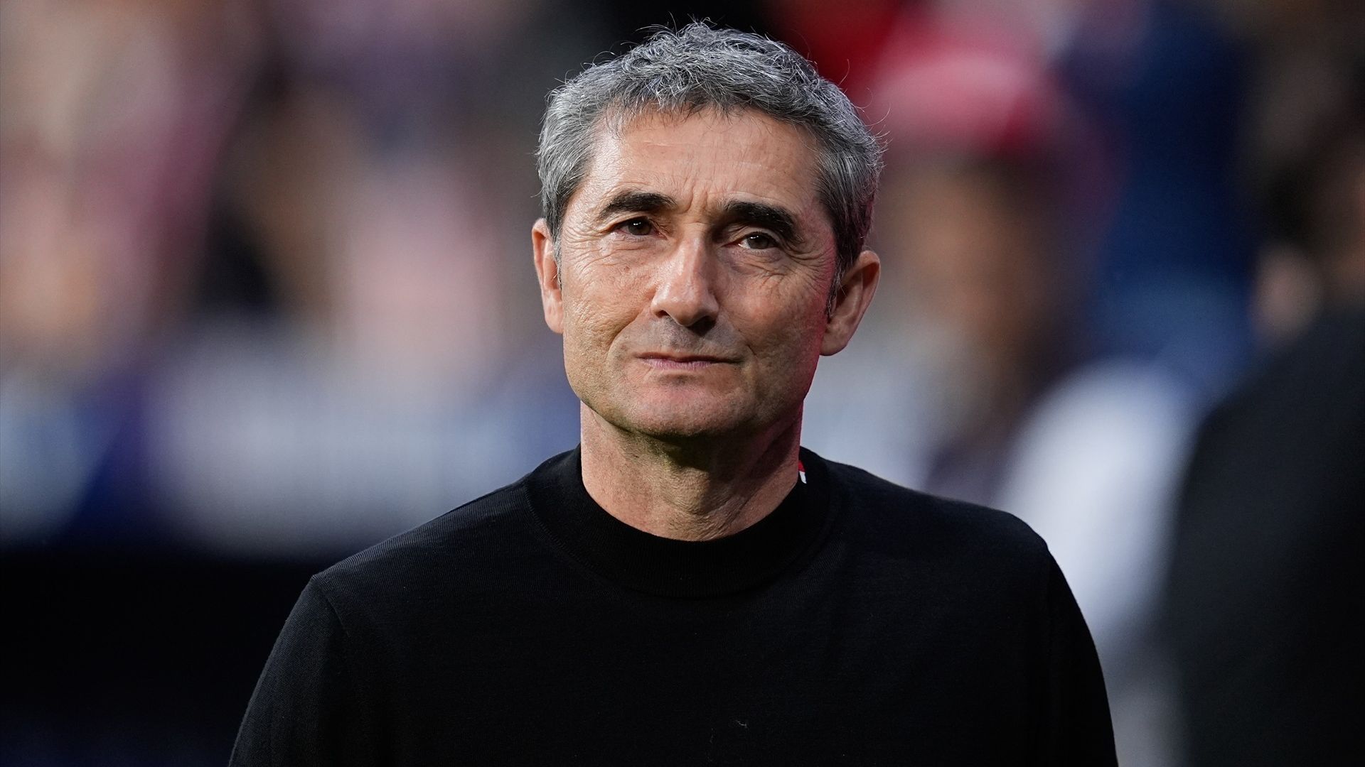 La cara de Ernesto Valverde ante el Atlético en el Metropolitano