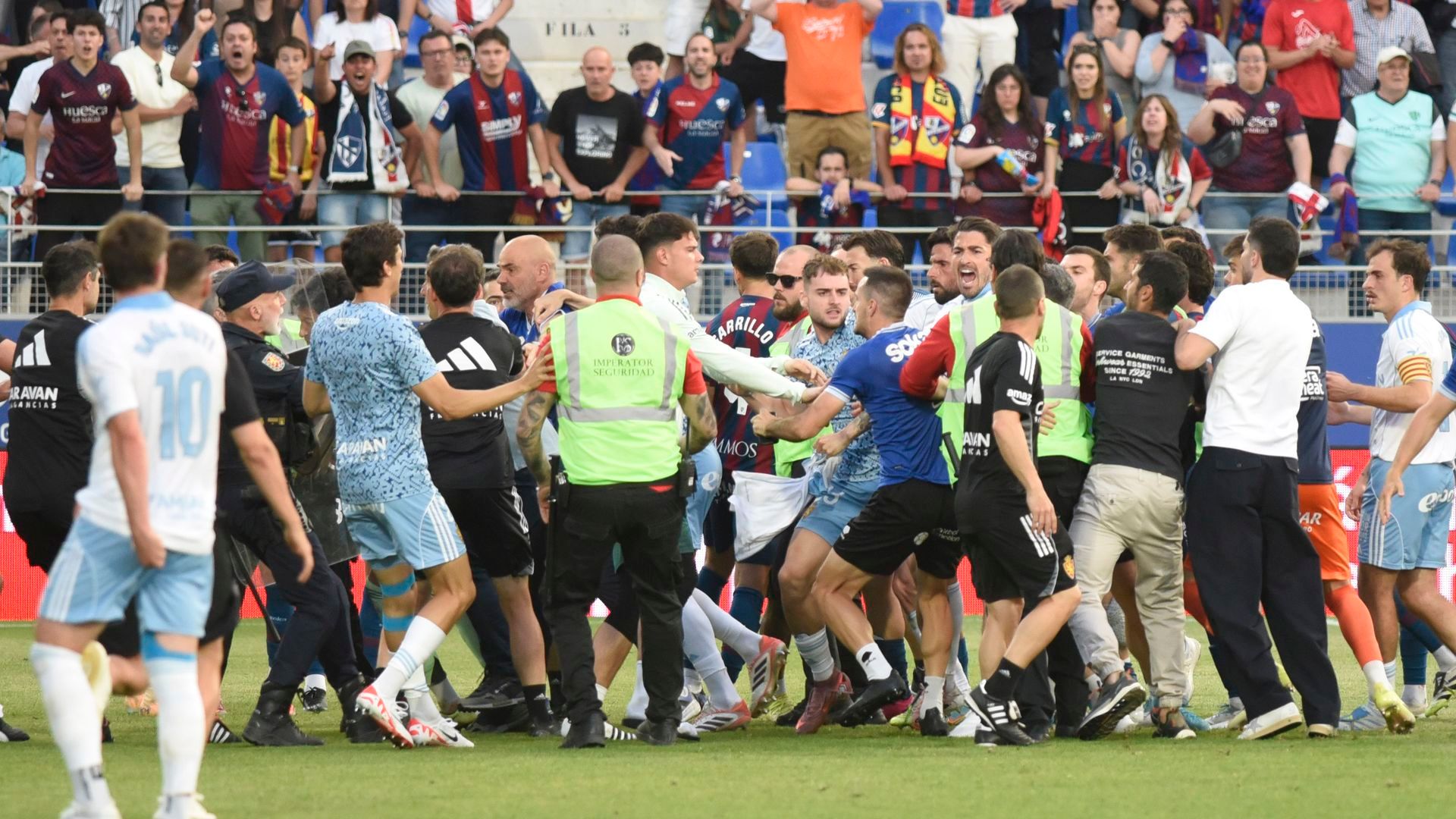 La tangana tras el Huesca-Real Zaragoza
