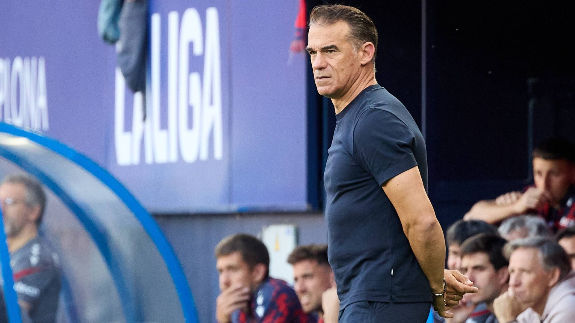 Luis García Plaza, ante Osasuna