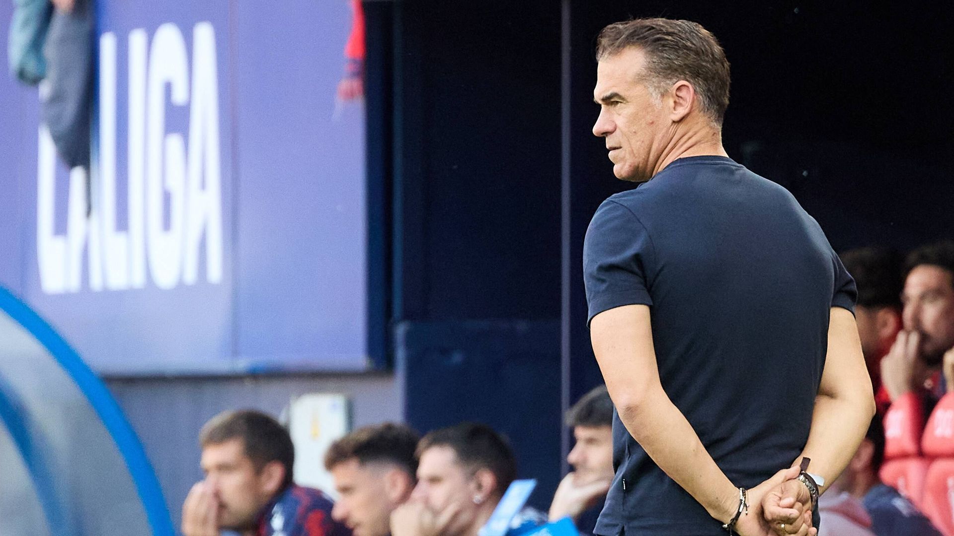 Luis García Plaza, ante Osasuna