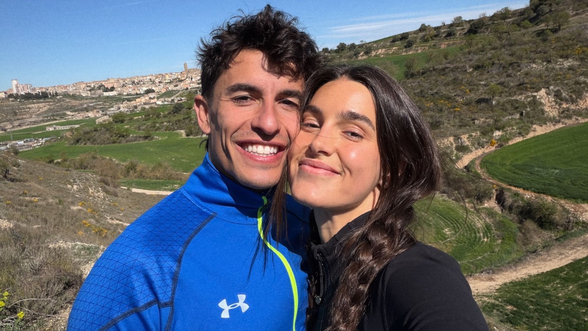 Marc Márquez y Gemma Pinto