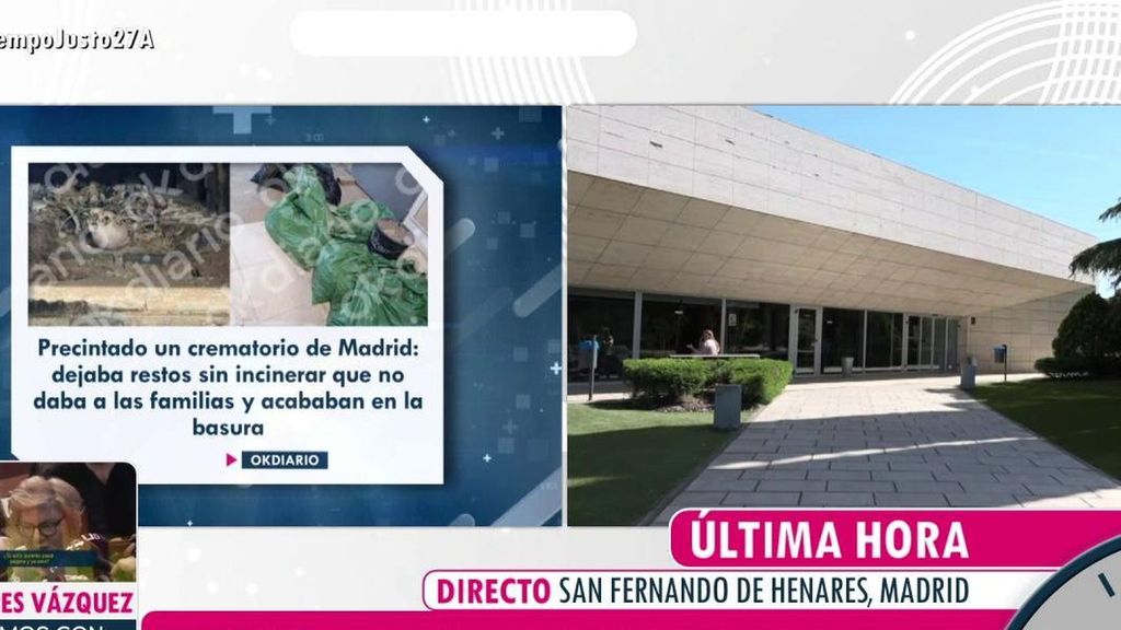 Precintan un crematorio en San Fernando de Henares que dejaba restos sin incinerar: "Lo han tenido que precintar por funcionamiento irregular"