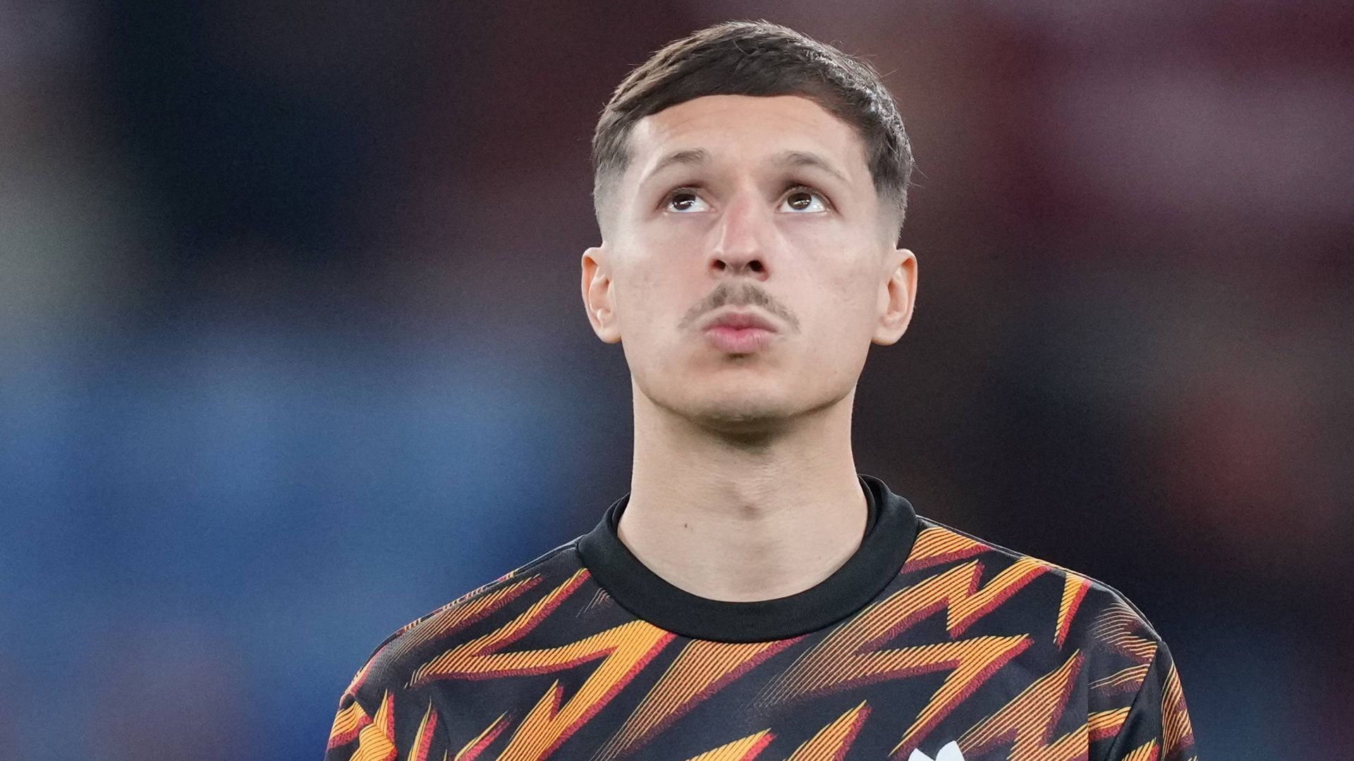 Bryan Zaragoza en su etapa con la Roma