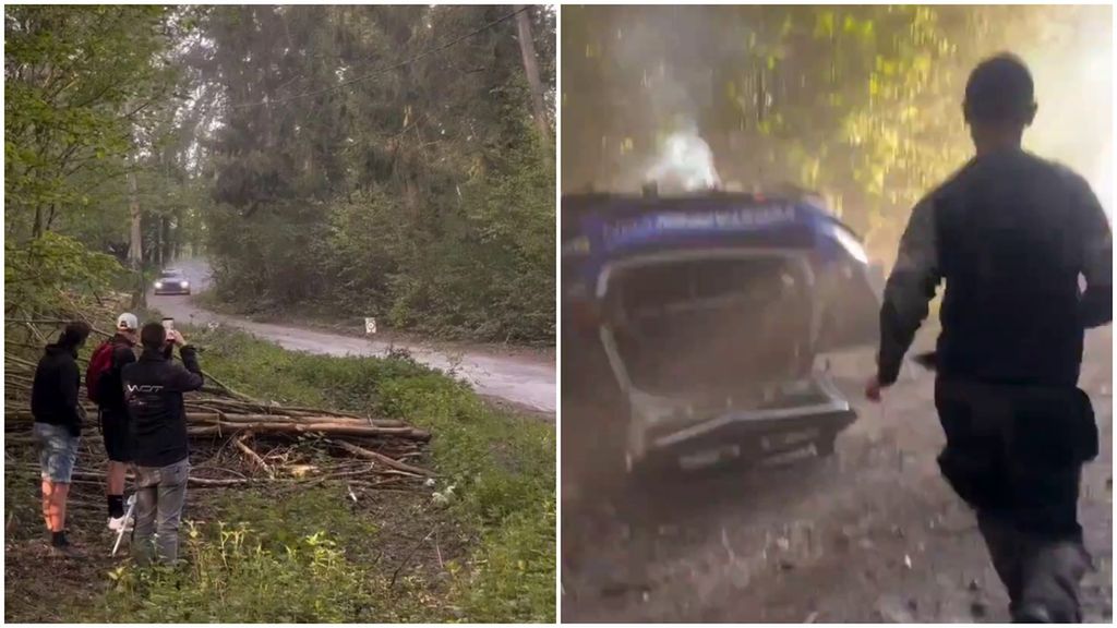 En vídeo, el terrible accidente del padre de Max Verstappen durante el Rally de Valonia