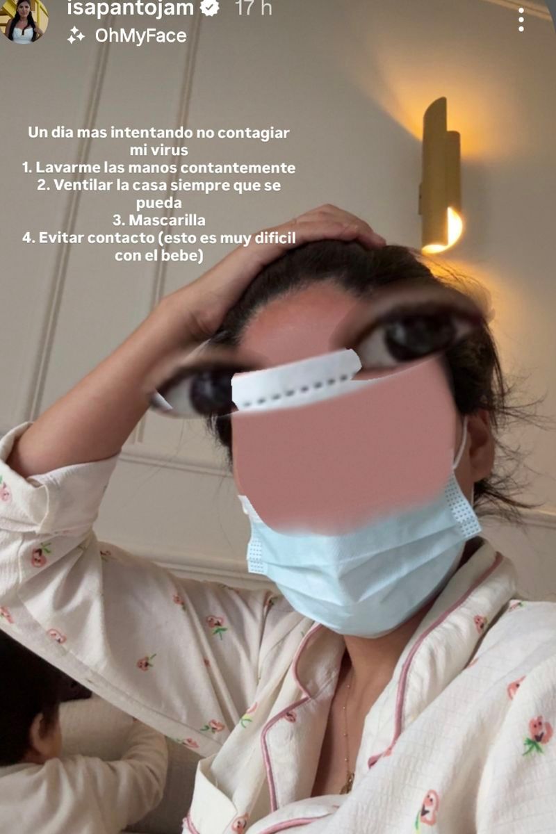 Isa Pantoja reaparece con mascarilla y habla de su problema de salud