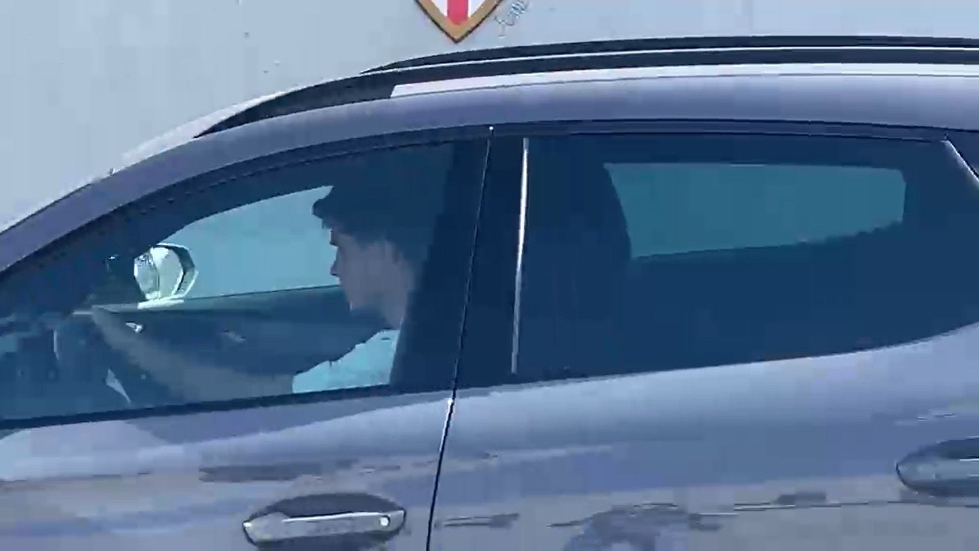 Juanlu, a su llegada a la ciudad deportiva