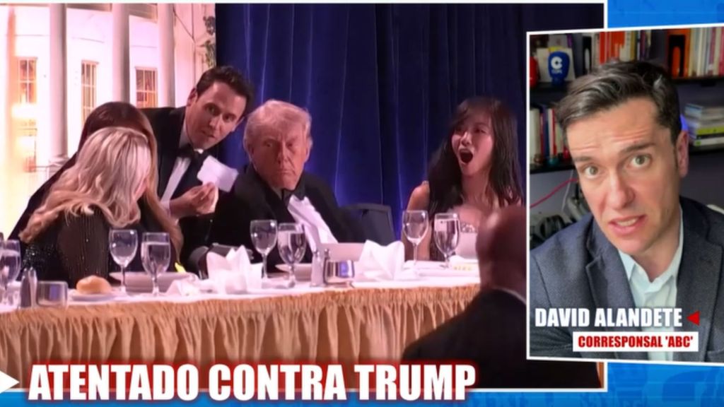La experiencia de David Alandete, corresponsal de 'ABC', en la cena de Trump: "Un agente de Vance mencionó los disparos y ahí nos dimos cuenta de todo"