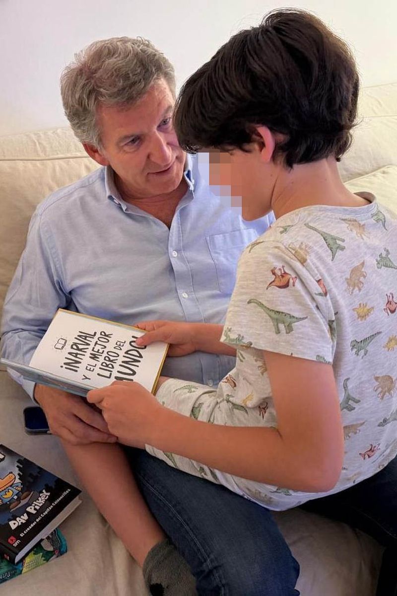 La foto de Alberto Jr., el hijo de Alberto Núñez Feijóo, de nueve años