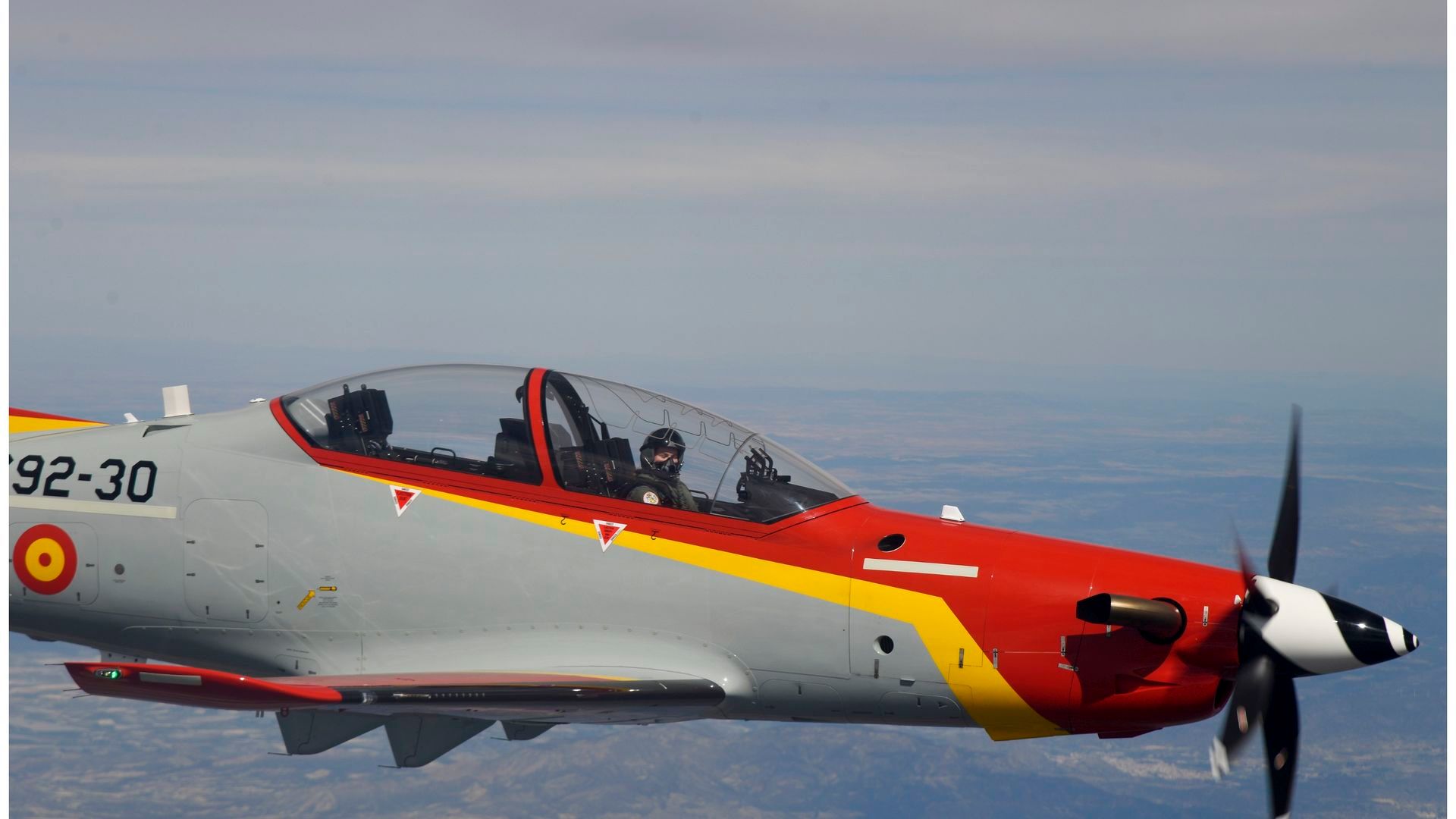 La princesa Leonor en su segundo vuelo en solitario