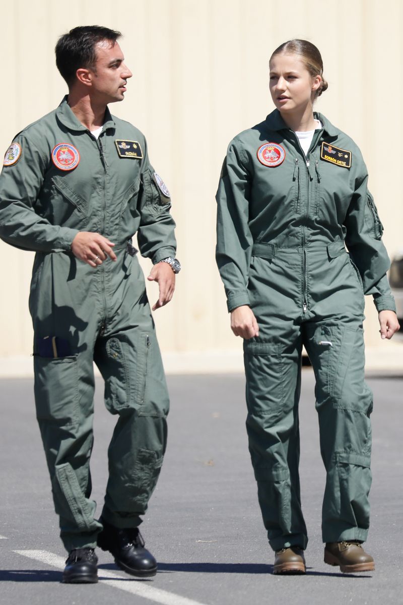 Leonor, en la Academia de Zaragoza