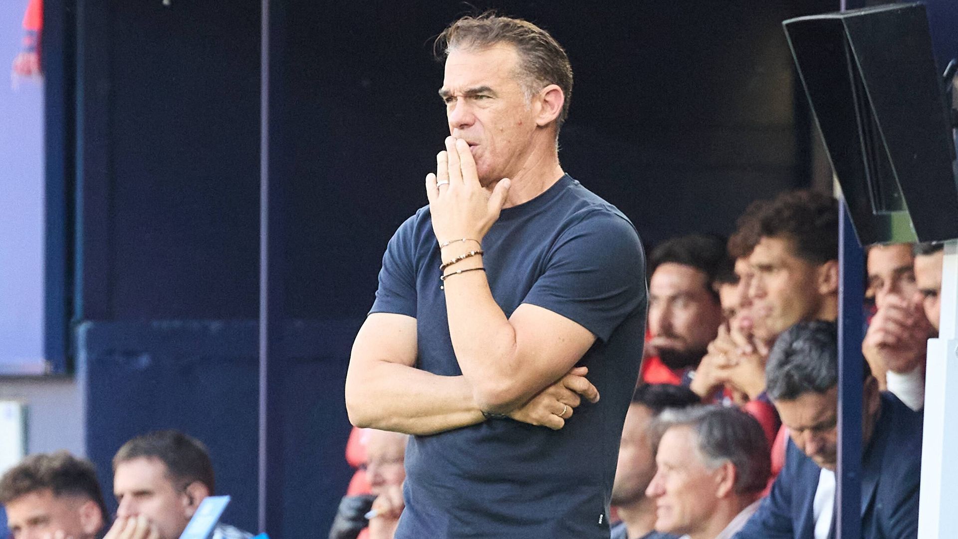 Luis García Plaza, ante Osasuna