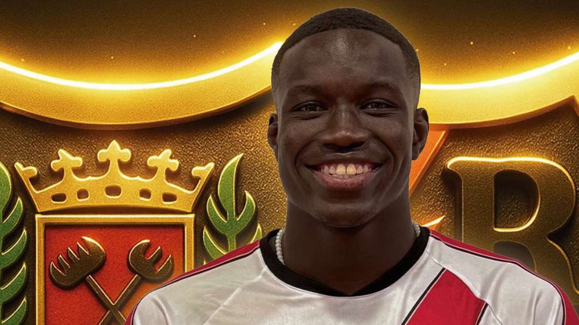 Nobel Mendy, en su presentación con el Rayo