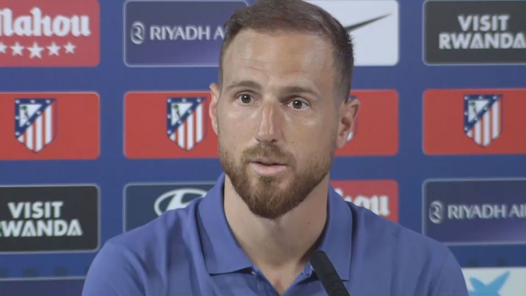 Oblak, el debate en la portería y la competencia con Musso: "Siempre es difícil"