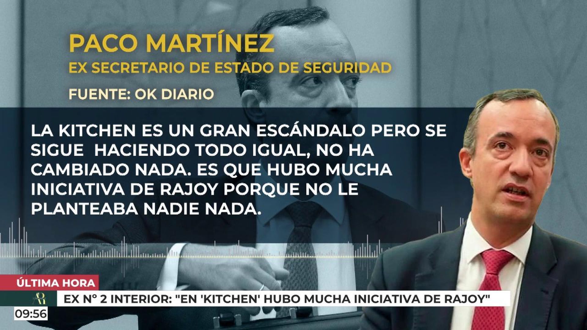 Paco Martínez, ex secretario de Estado de Seguridad