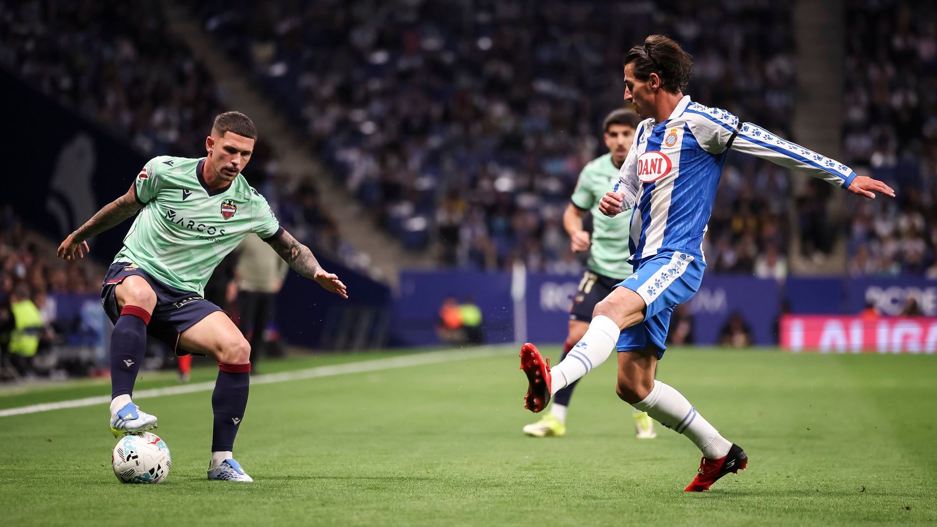 Pere Milla, en el partido contra el Levante