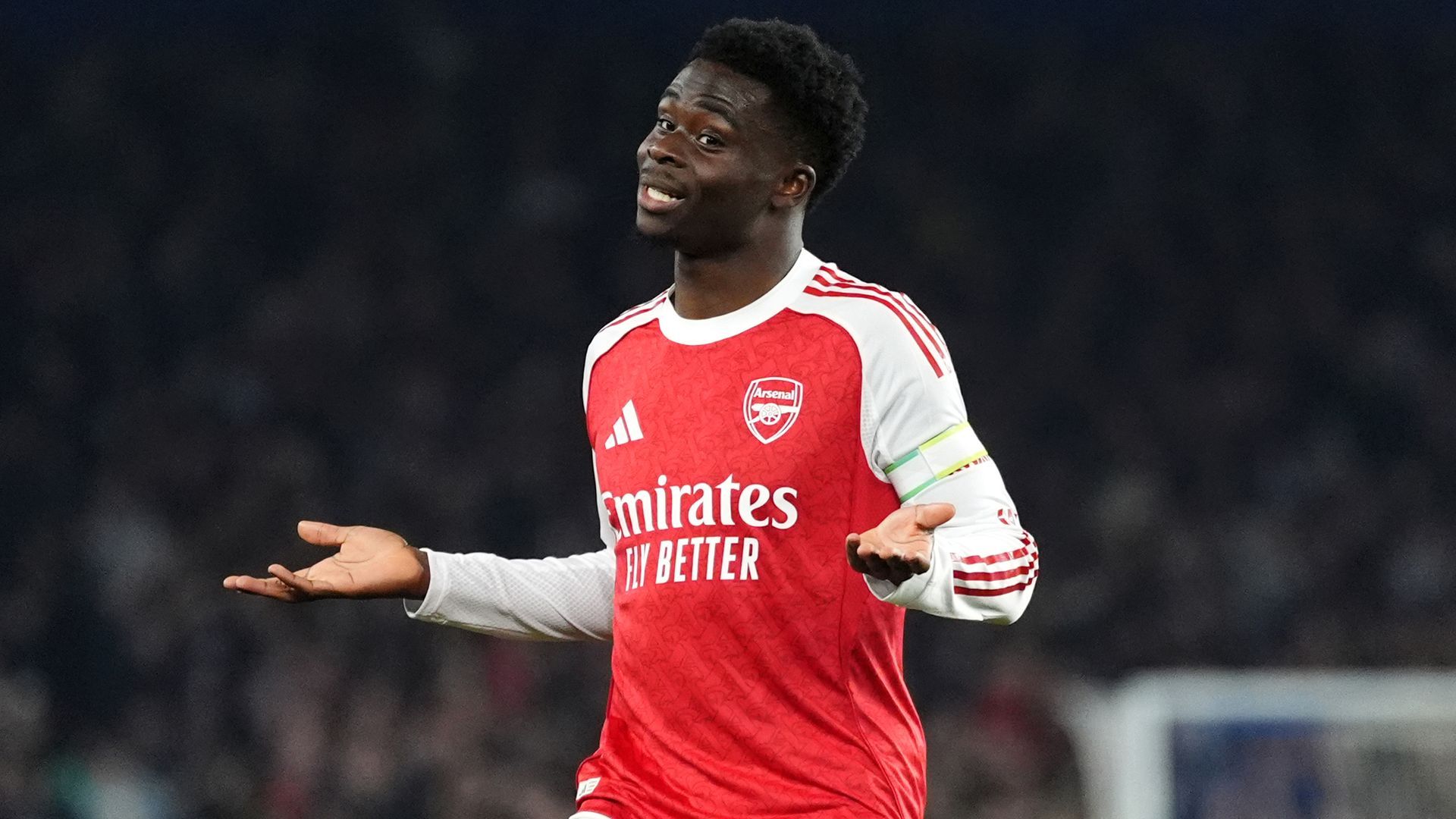 Saka, jugador del Arsenal