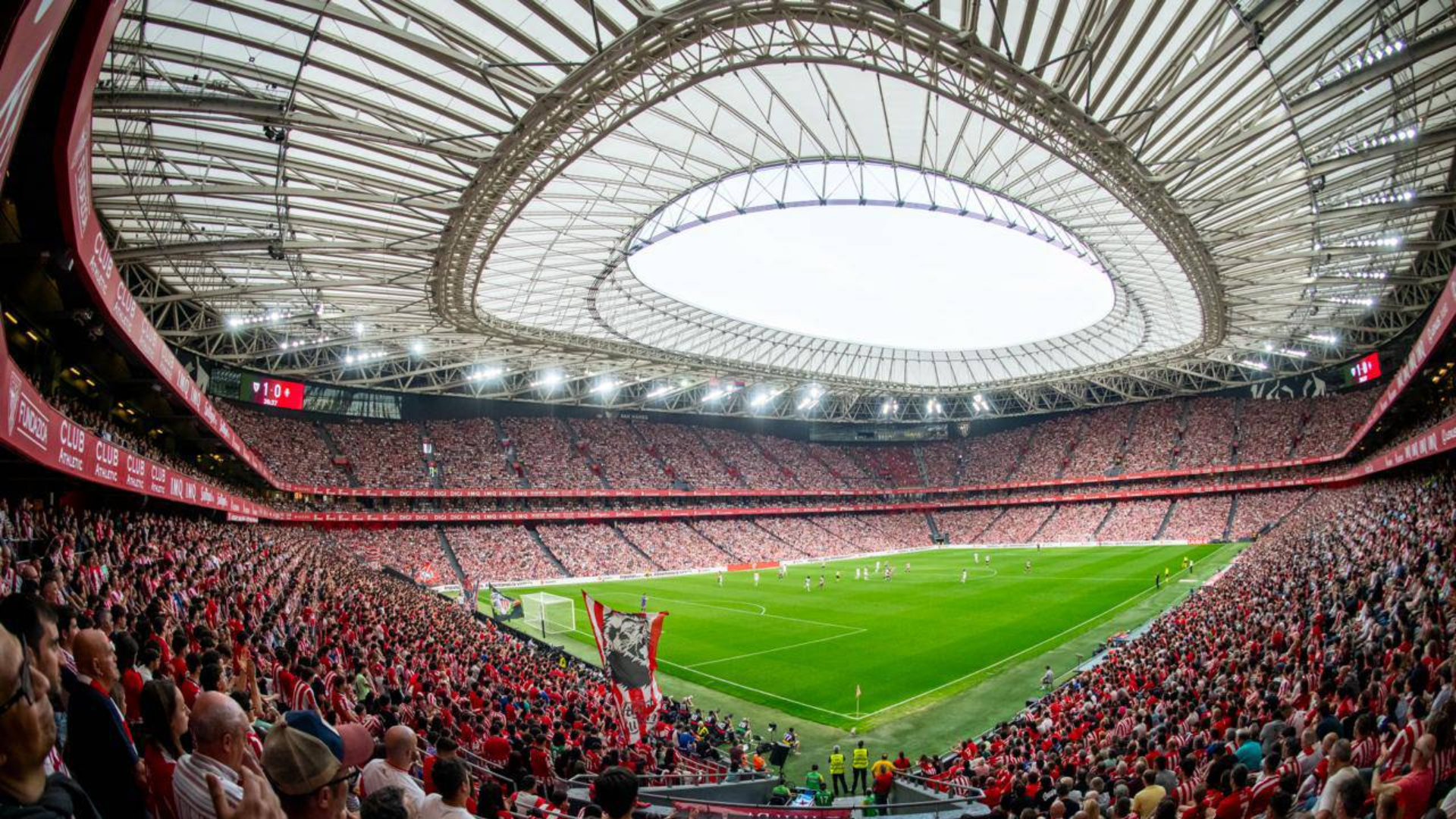 San Mamés, durante un partido del Athletic