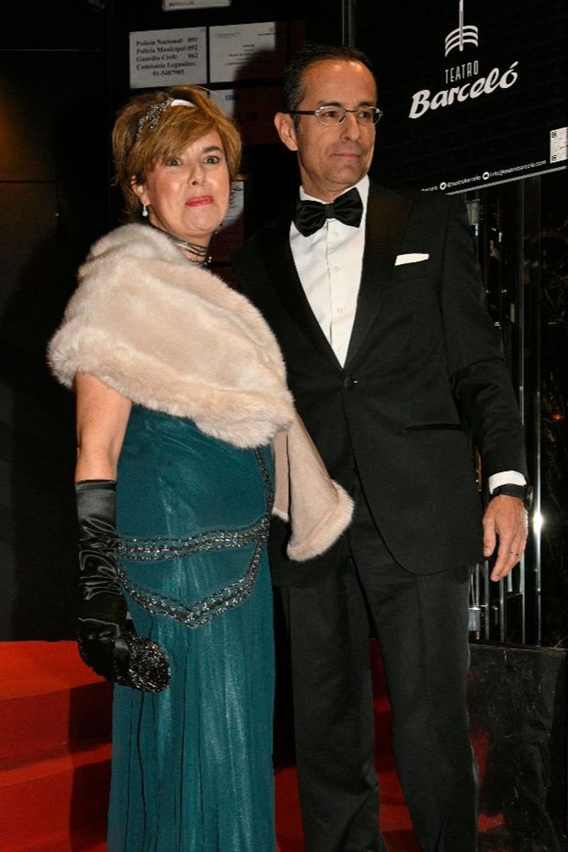 Soraya y su marido en la fiesta de Alejandro Sanz